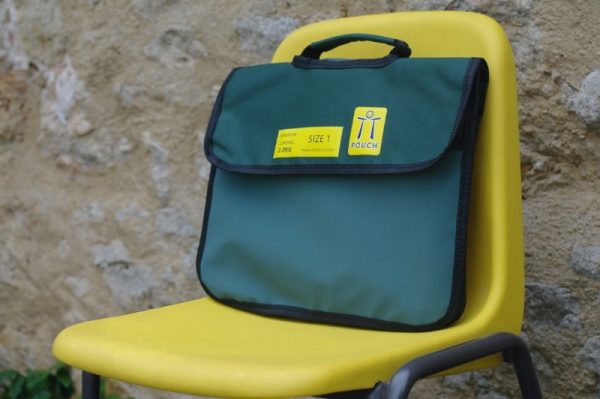 OTT Book Bag on school chair